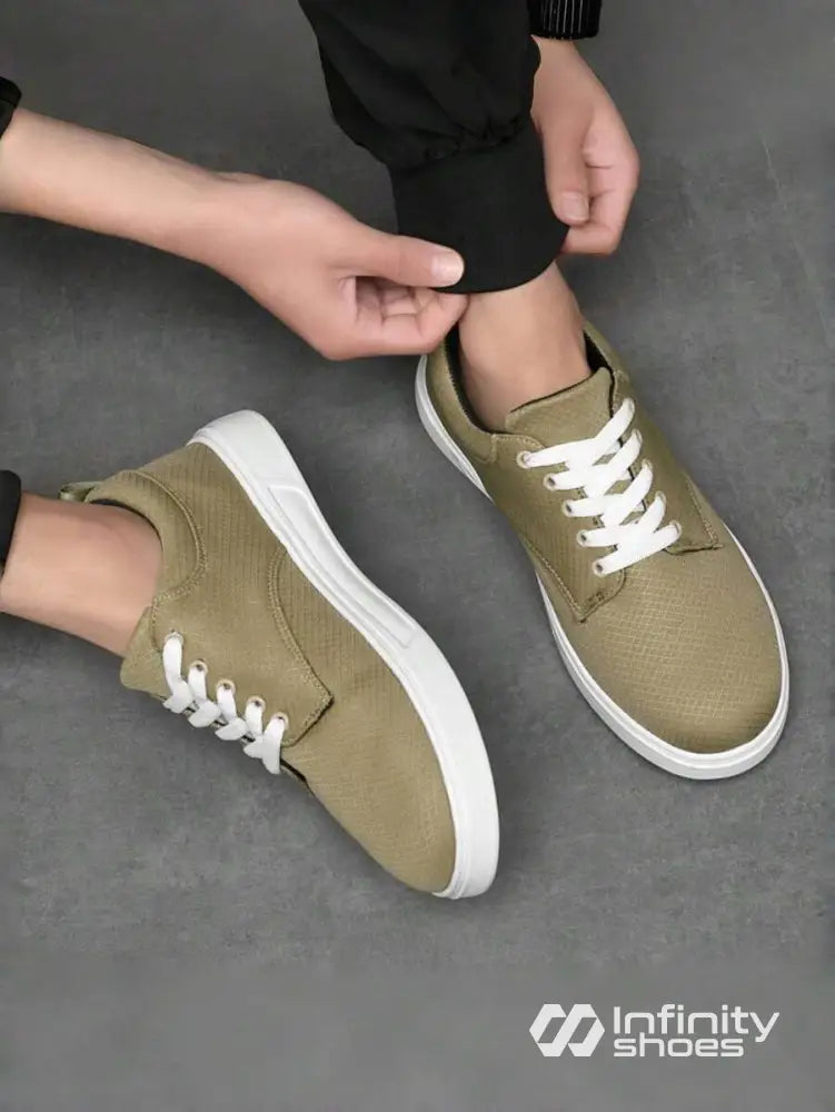 Tênis Casual Tecido Respirável Com Solado Baixo Resistente Tênis Casual Tecido Respirável Com Solado Baixo Resistente