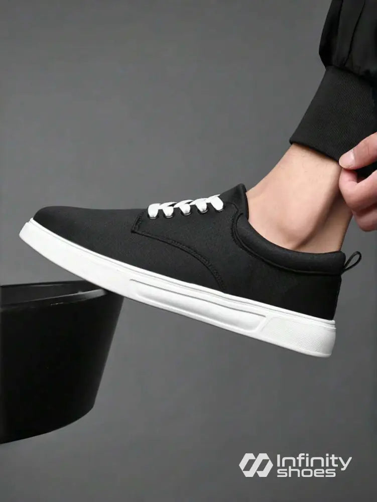 Tênis Casual Tecido Respirável Com Solado Baixo Resistente Tênis Casual Tecido Respirável Com Solado Baixo Resistente