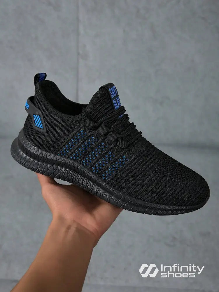 Tênis Corrida Knit Slip On Entressola Macia Tênis Corrida Knit Slip On Entressola Macia