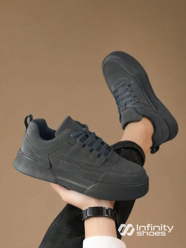 Tênis Street Design Clean Solado Robusto Cinza / 36 Tênis Street Design Clean Solado Robusto