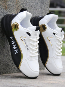 Tênis Corrida Recortes Esportivos Solado Leve