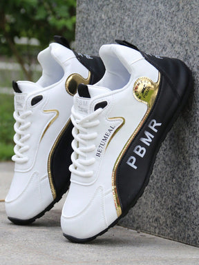 Tênis Corrida Recortes Esportivos Solado Leve