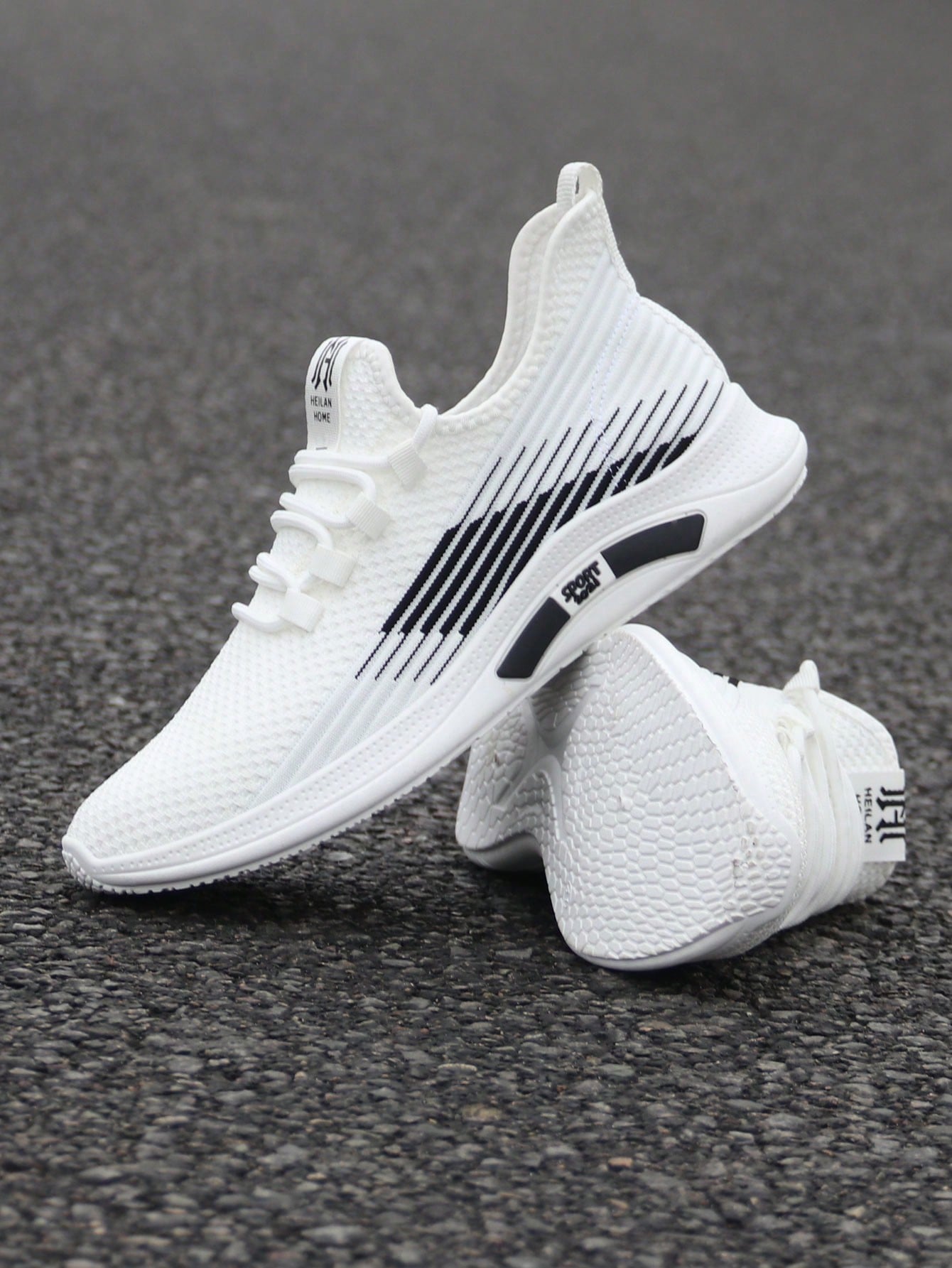 Tênis Corrida Knit Slip On Solado Leve EVA