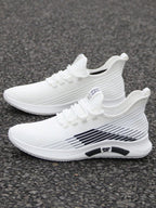 Tênis Corrida Knit Slip On Solado Leve EVA
