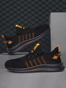 Tênis Corrida Confortável Com Detalhes Estilo Moderno