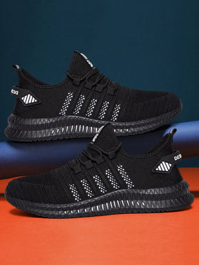 Tênis Corrida Confortável Com Detalhes Estilo Moderno