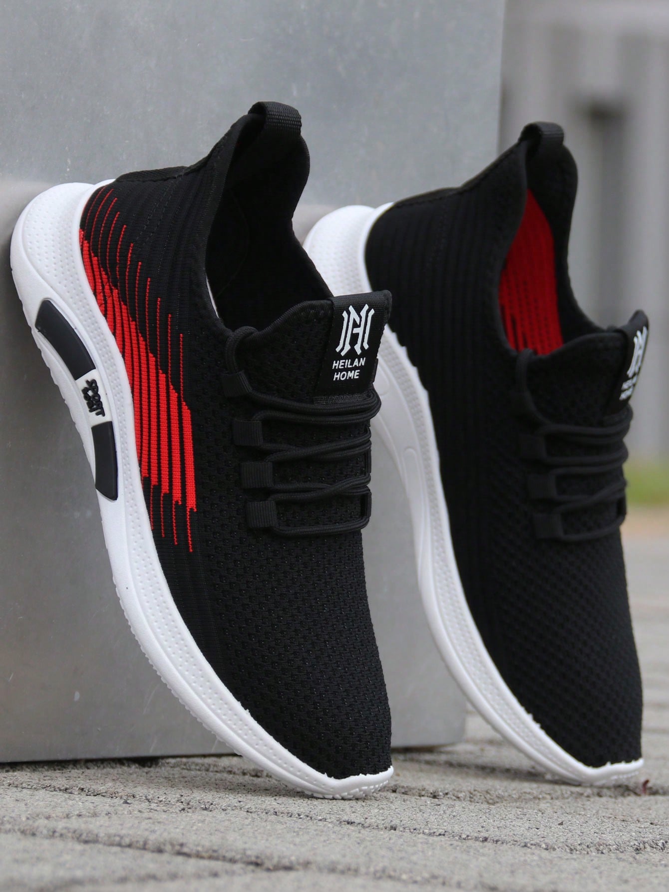 Tênis Corrida Knit Slip On Solado Leve EVA