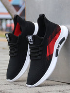 Tênis Corrida Knit Slip On Solado Leve EVA