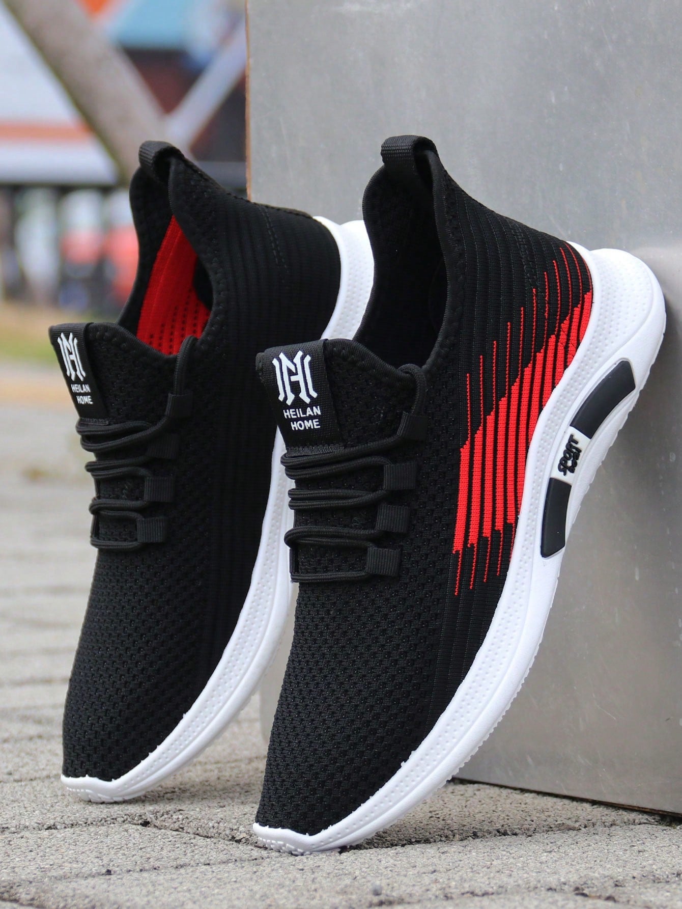 Tênis Corrida Knit Slip On Solado Leve EVA