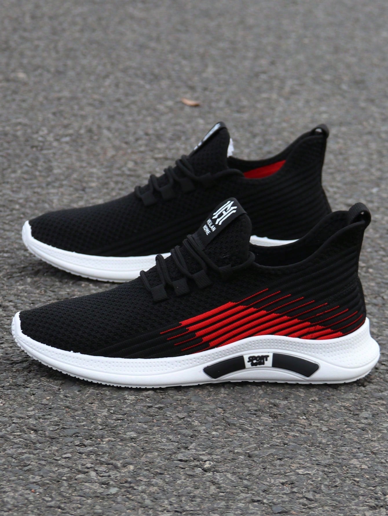 Tênis Corrida Knit Slip On Solado Leve EVA