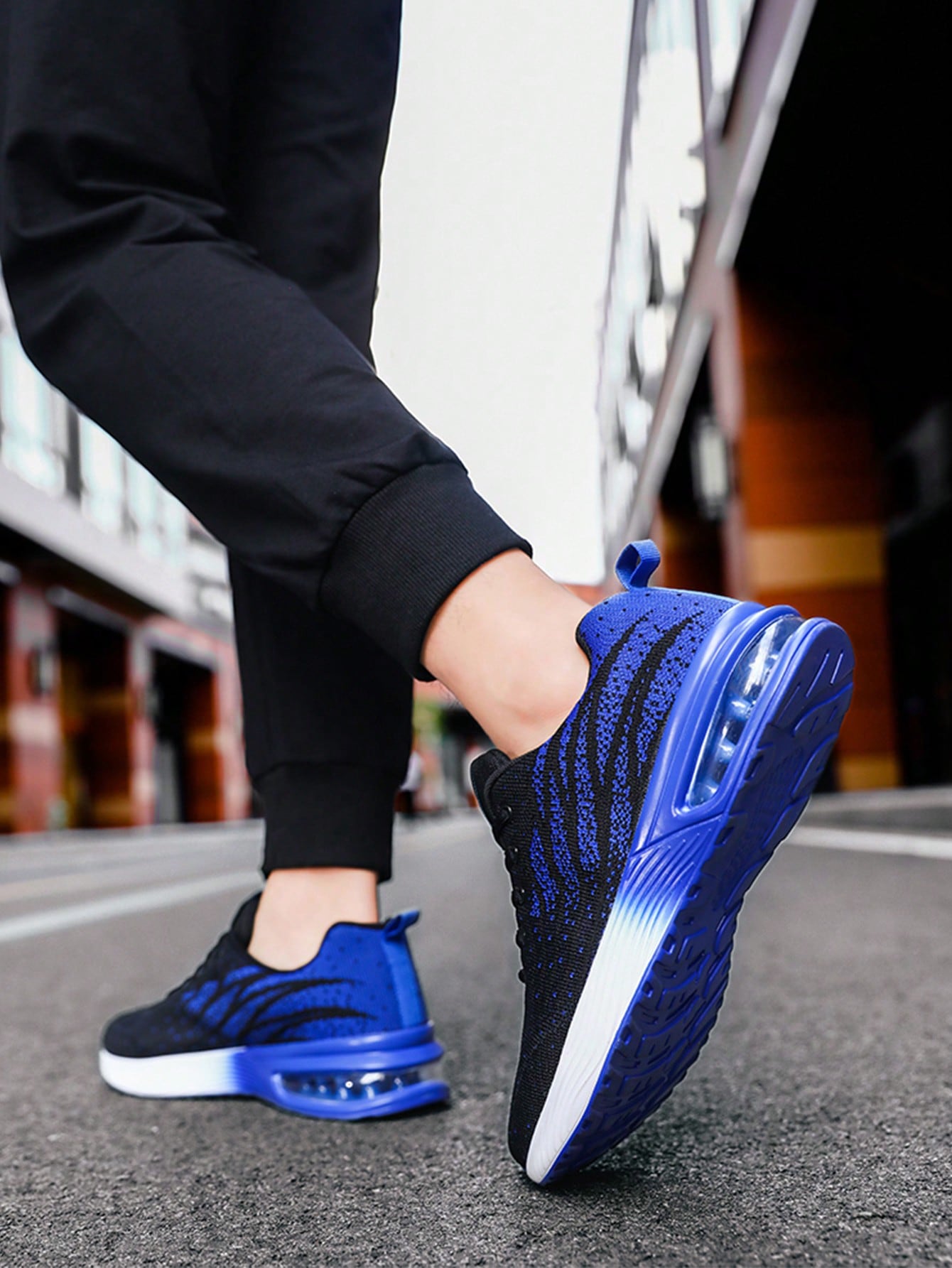 Tênis Corrida Leve Com Solado Air Cushion Antiderrapante