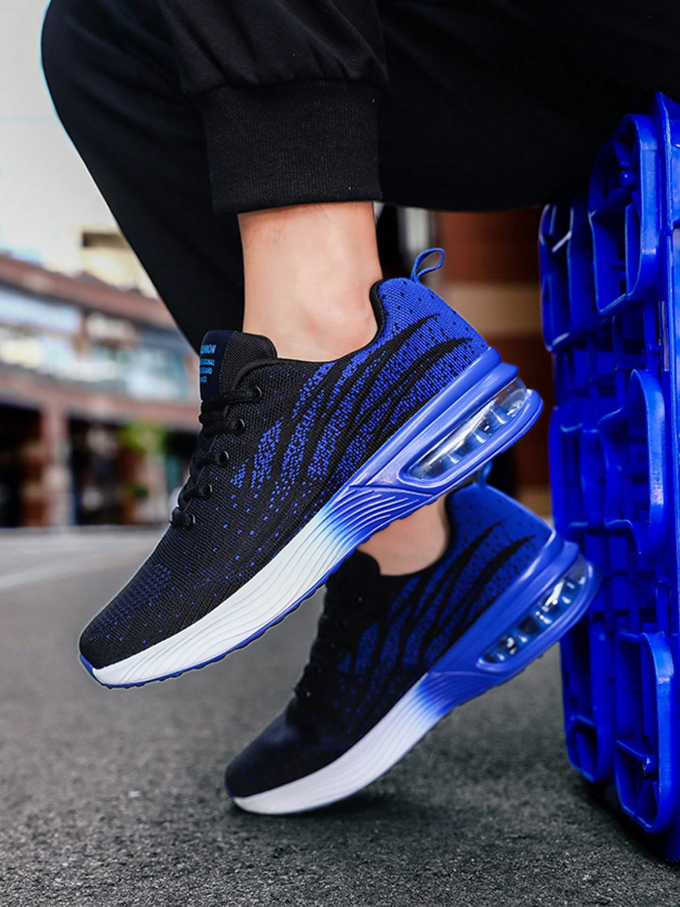 Tênis Corrida Leve Com Solado Air Cushion Antiderrapante