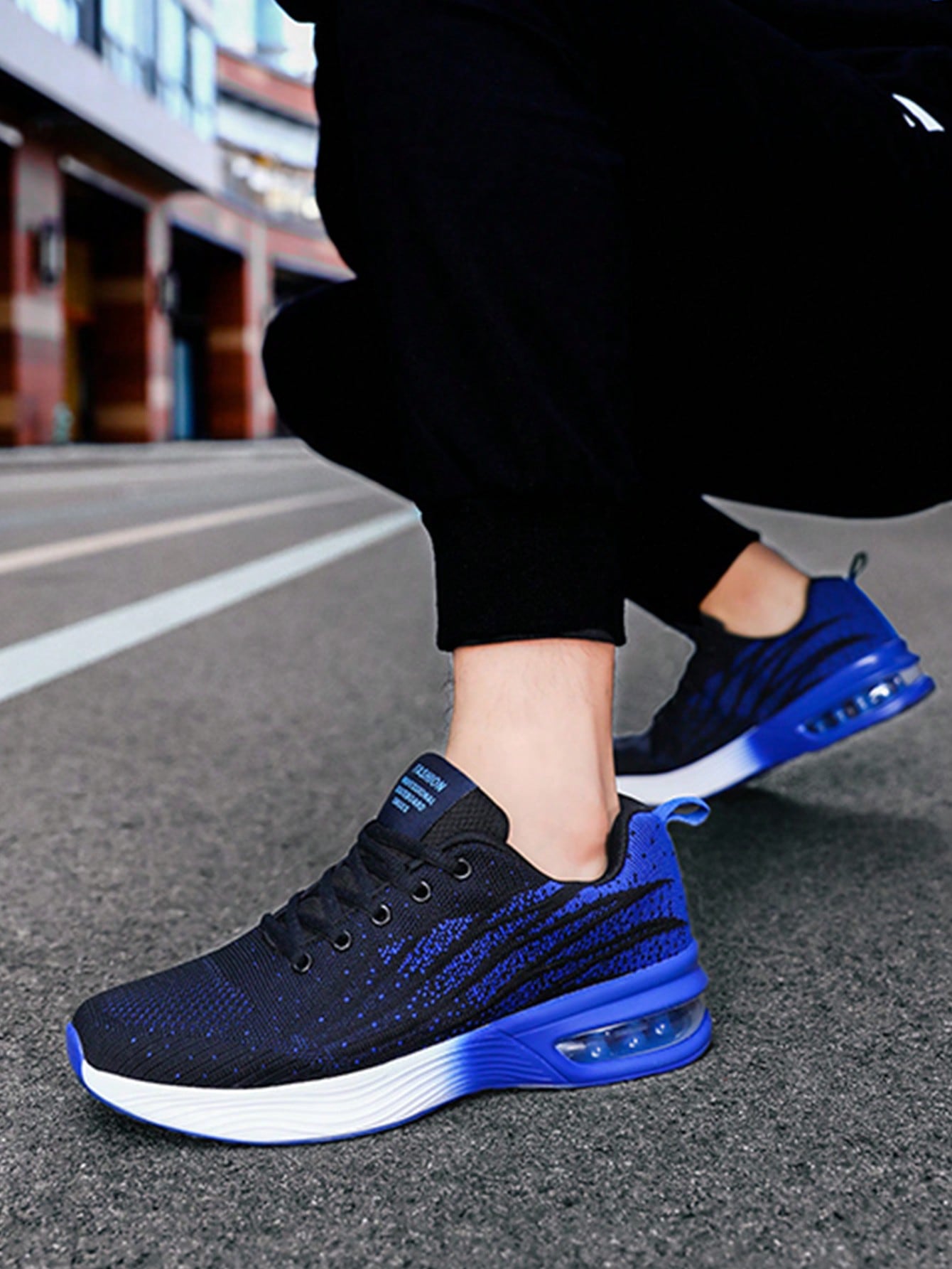 Tênis Corrida Leve Com Solado Air Cushion Antiderrapante