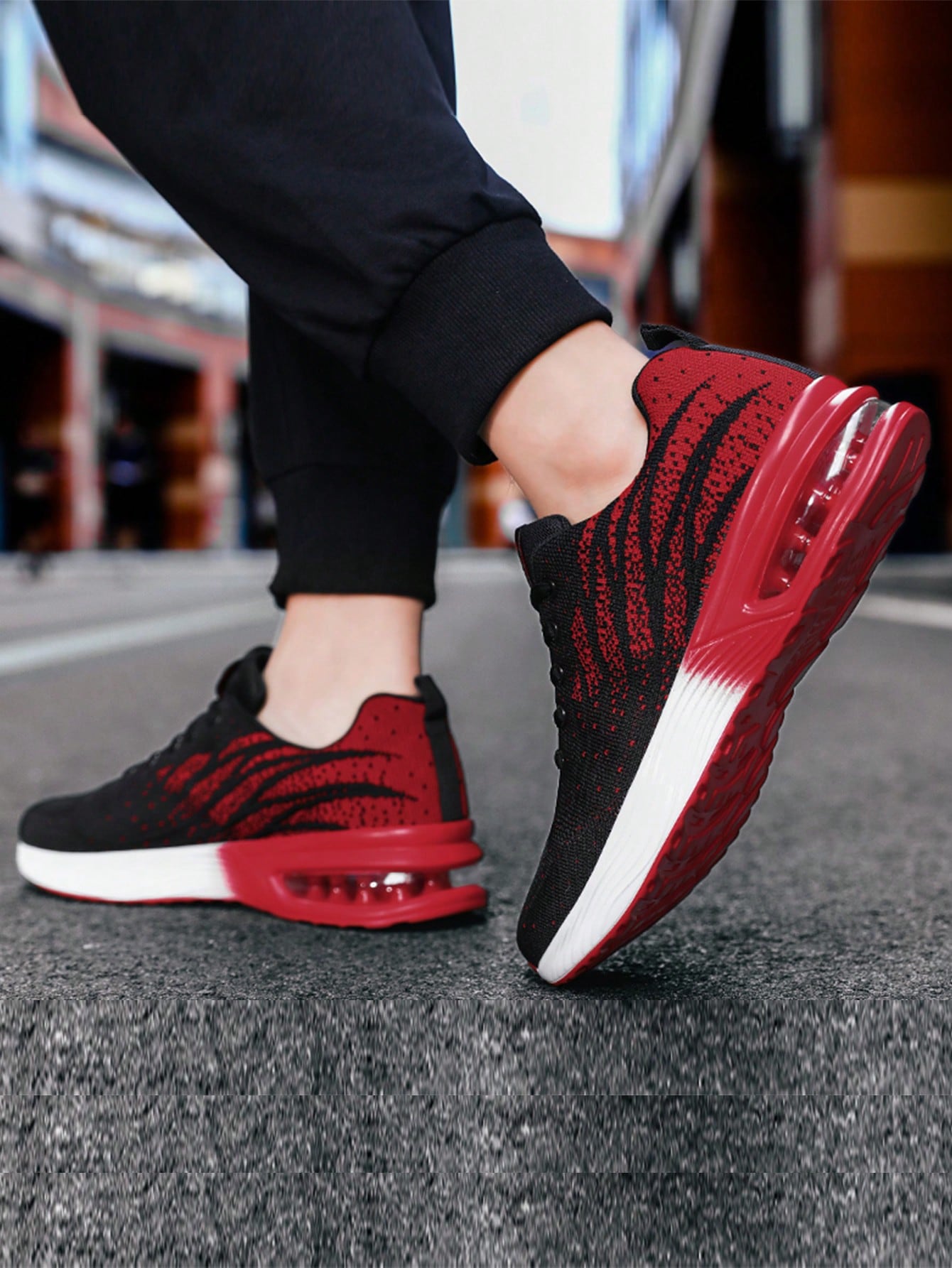 Tênis Corrida Leve Com Solado Air Cushion Antiderrapante