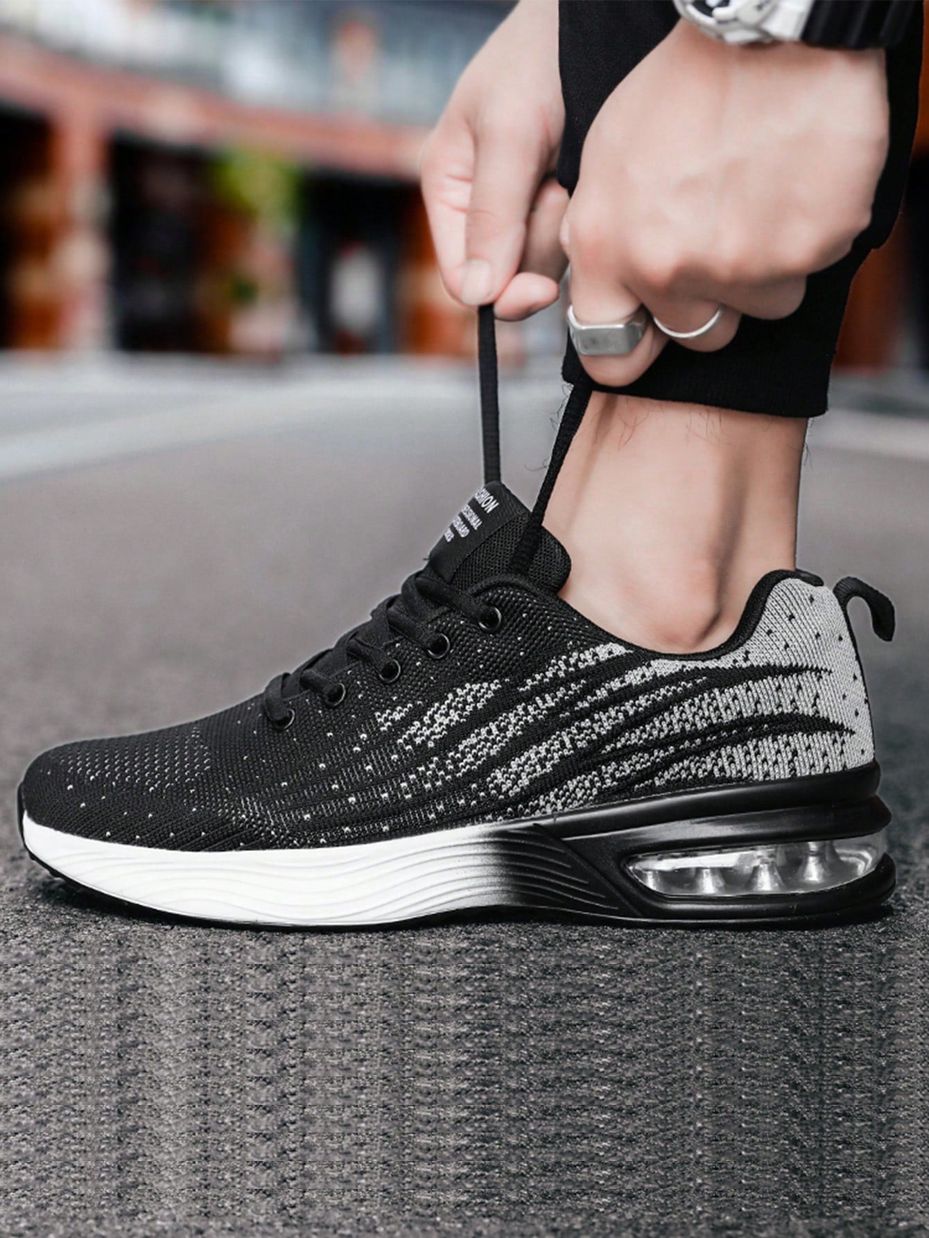 Tênis Corrida Leve Com Solado Air Cushion Antiderrapante