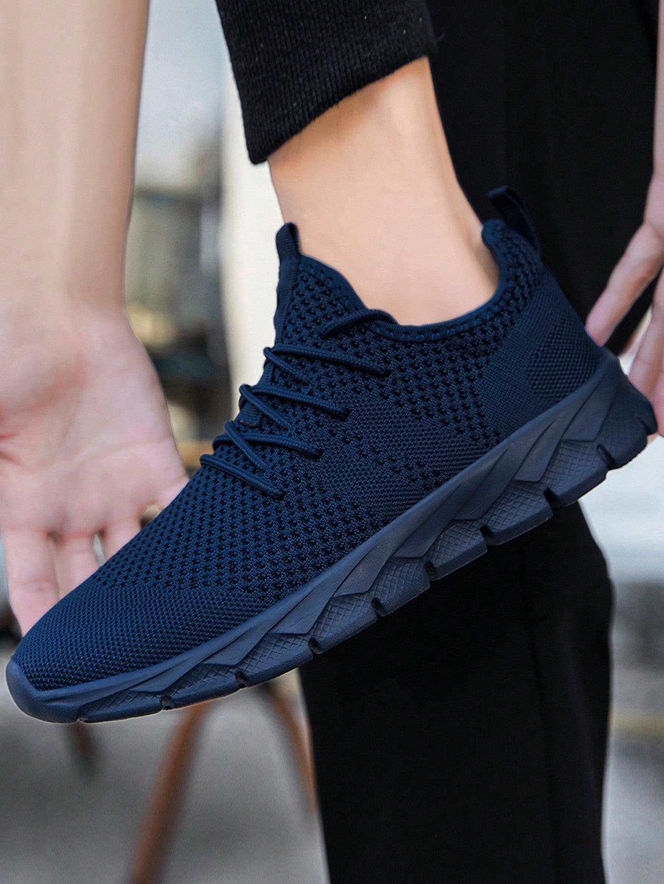 Tênis Corrida Leve Respirável Com Solado Flexível