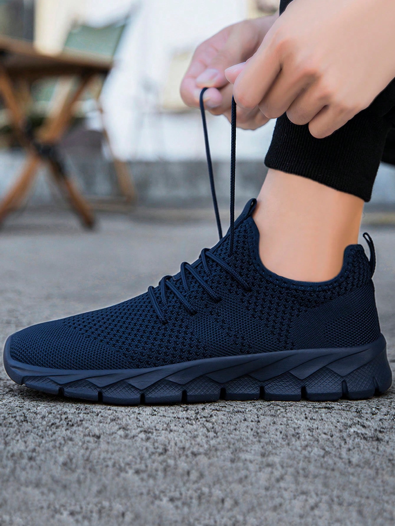 Tênis Corrida Leve Respirável Com Solado Flexível