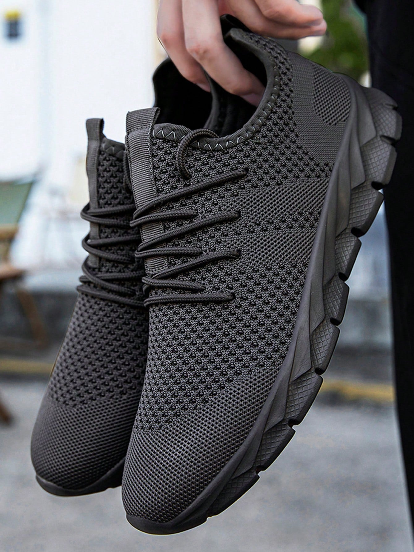 Tênis Corrida Leve Respirável Com Solado Flexível