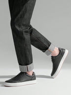 Tênis Casual Texturizado Design Moderno Urbano