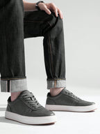 Tênis Casual Texturizado Design Moderno Urbano