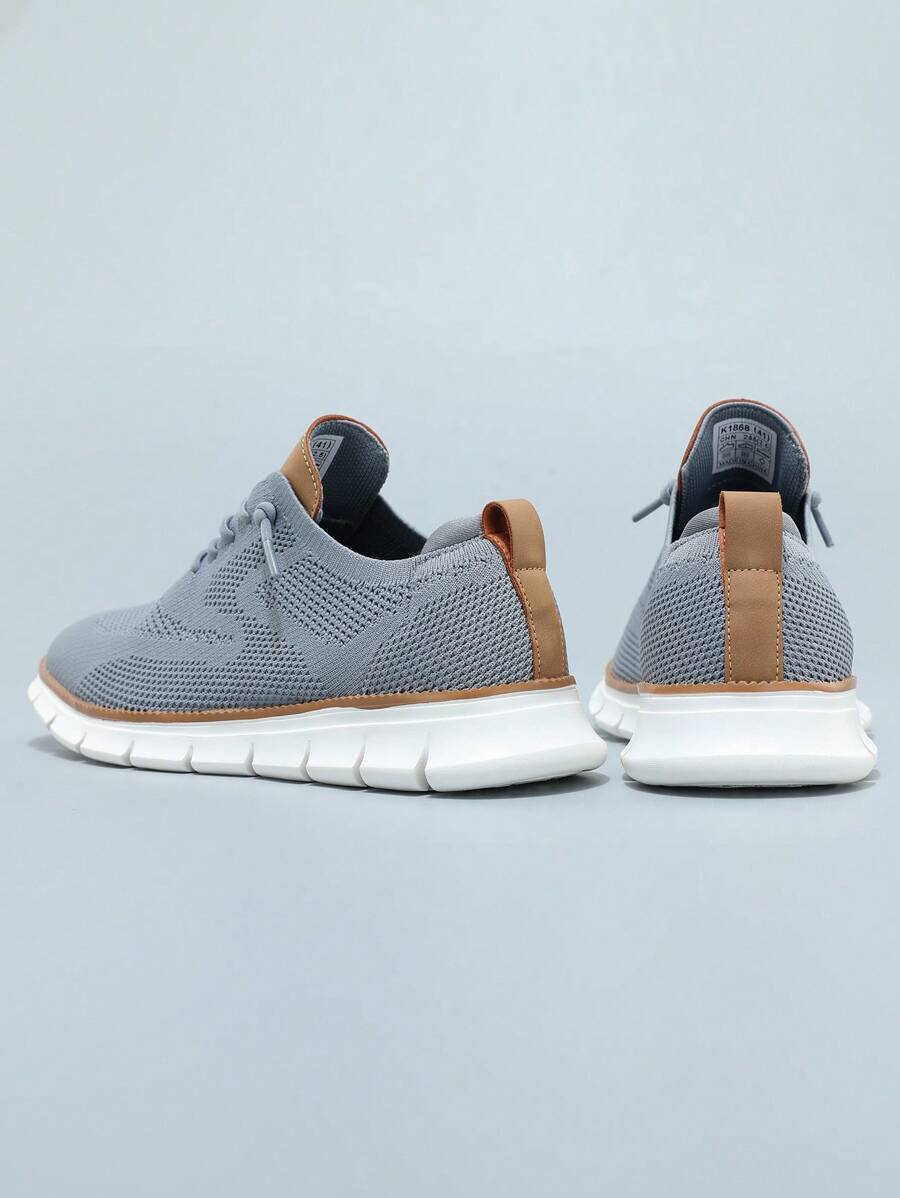 Tênis Corrida Knit Leve Respirável