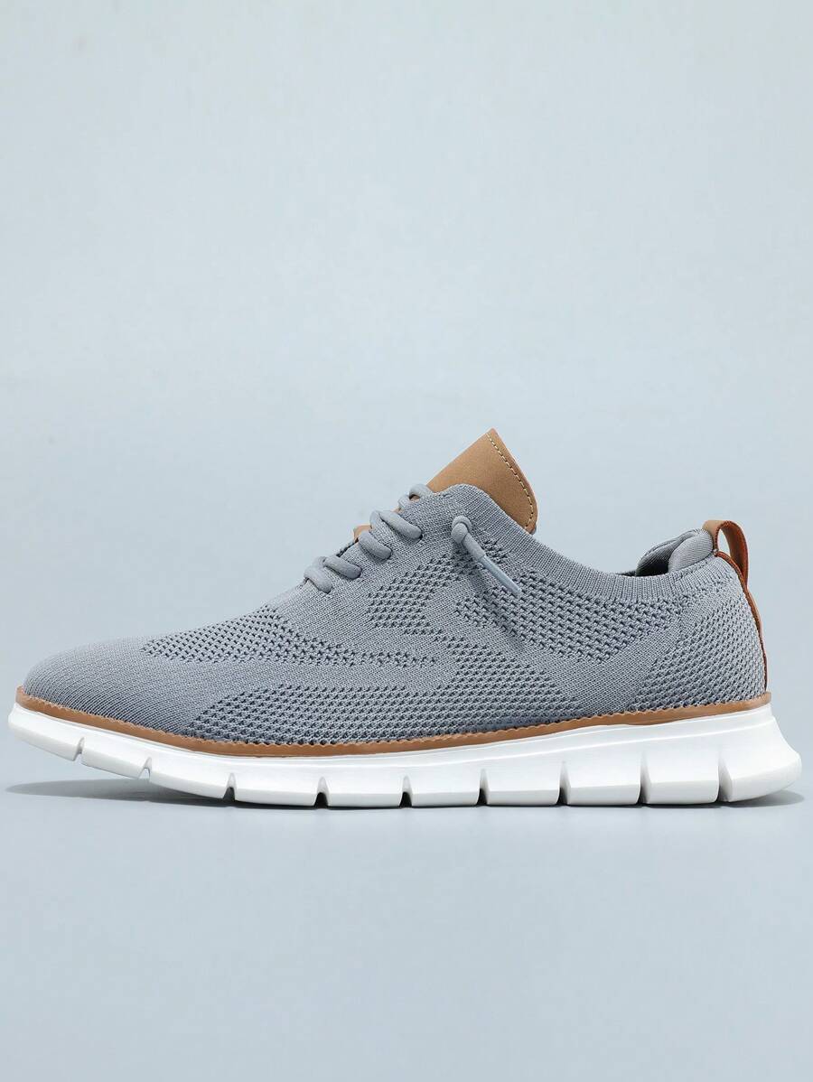Tênis Corrida Knit Leve Respirável