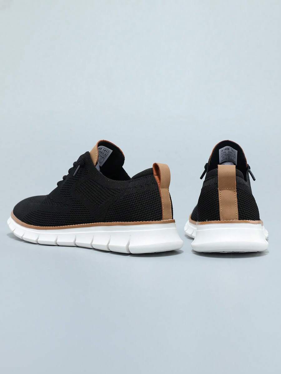 Tênis Corrida Knit Leve Respirável