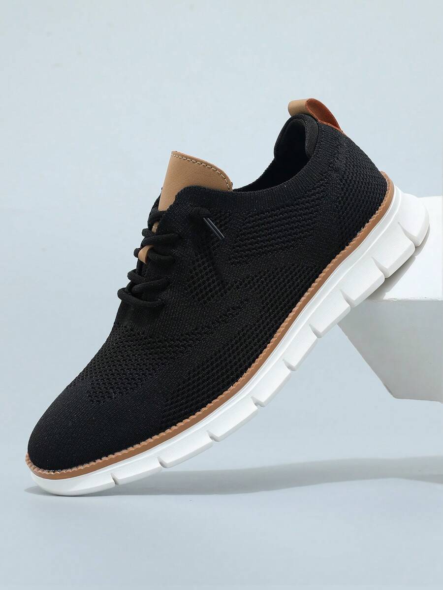 Tênis Corrida Knit Leve Respirável