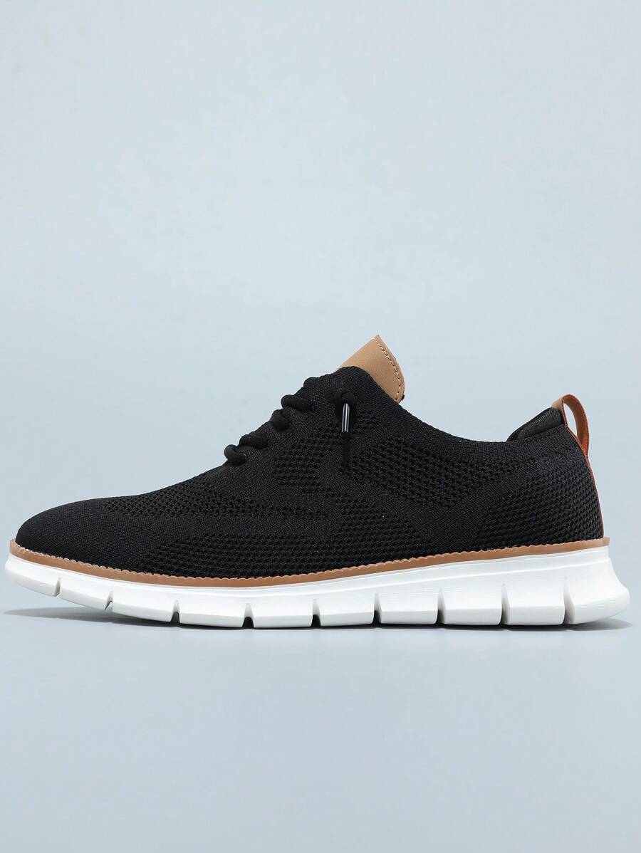 Tênis Corrida Knit Leve Respirável