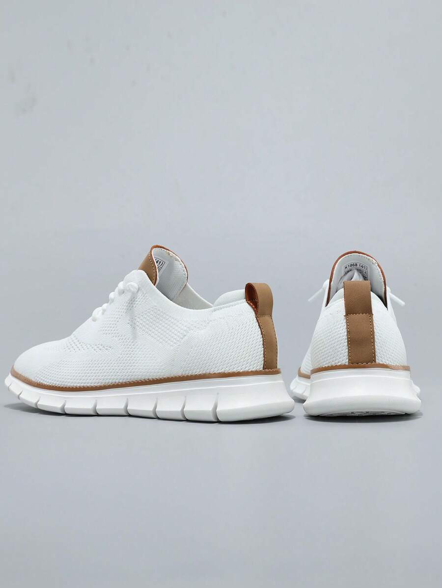Tênis Corrida Knit Leve Respirável