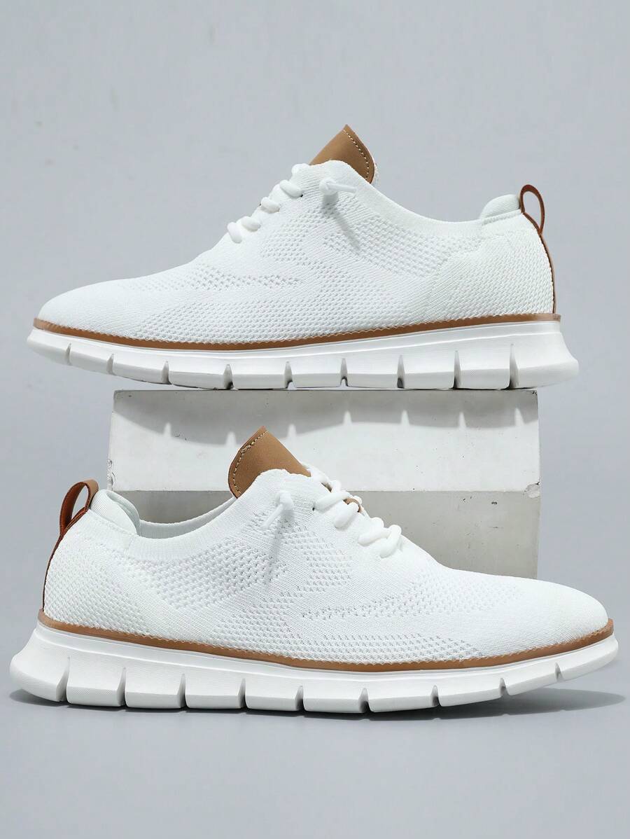 Tênis Corrida Knit Leve Respirável