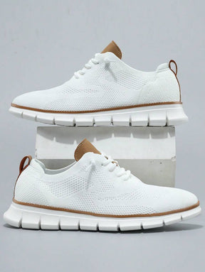 Tênis Corrida Knit Leve Respirável