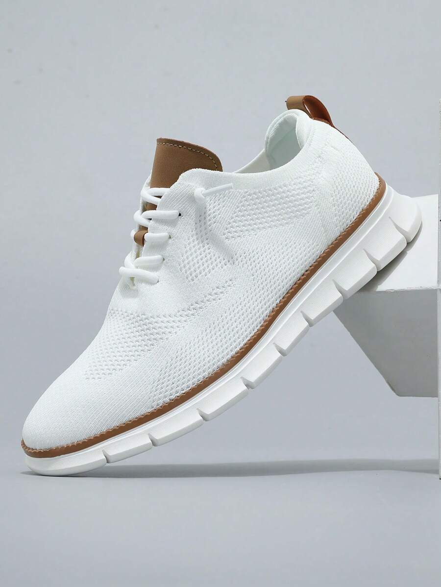 Tênis Corrida Knit Leve Respirável
