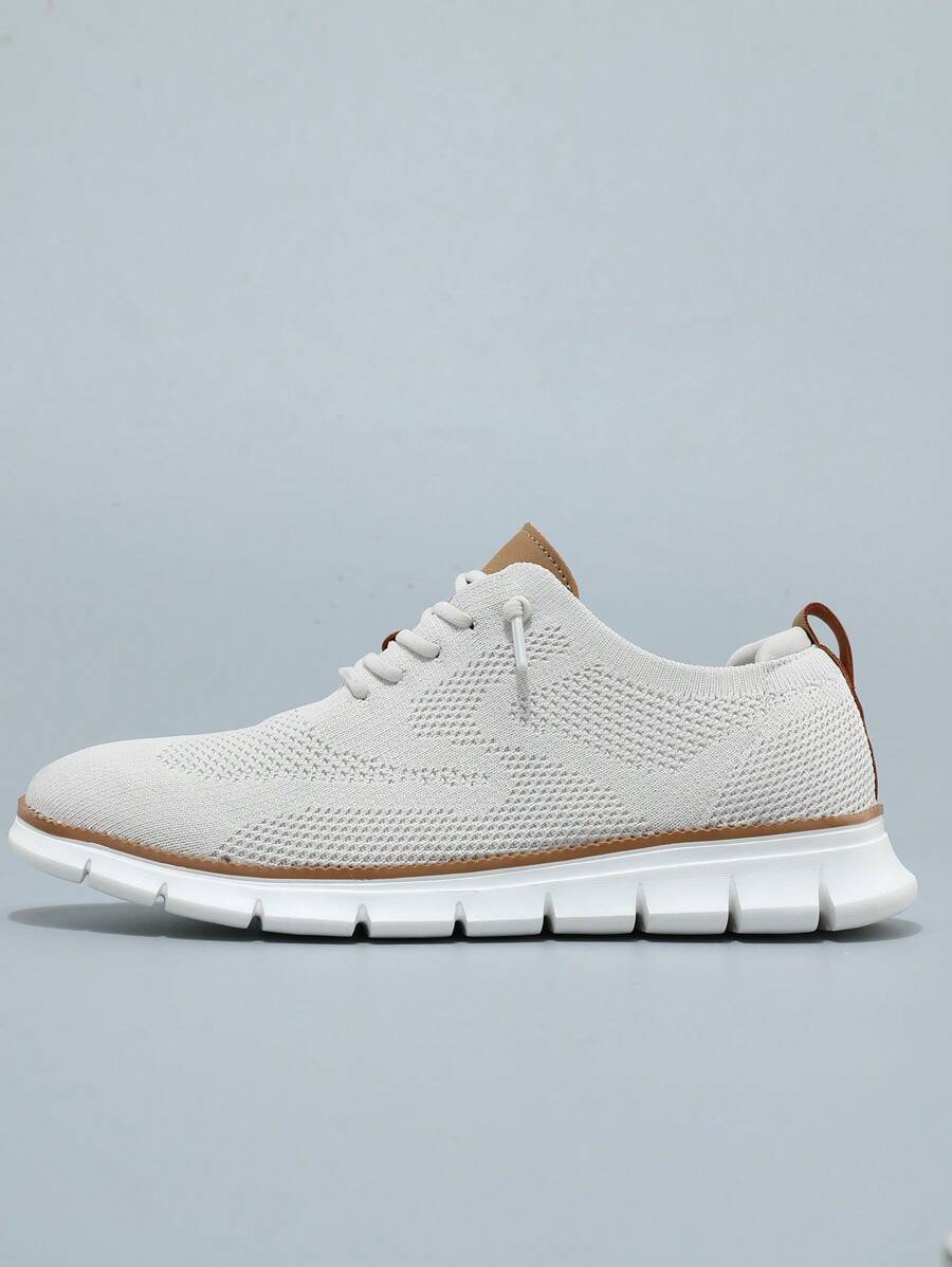 Tênis Corrida Knit Leve Respirável