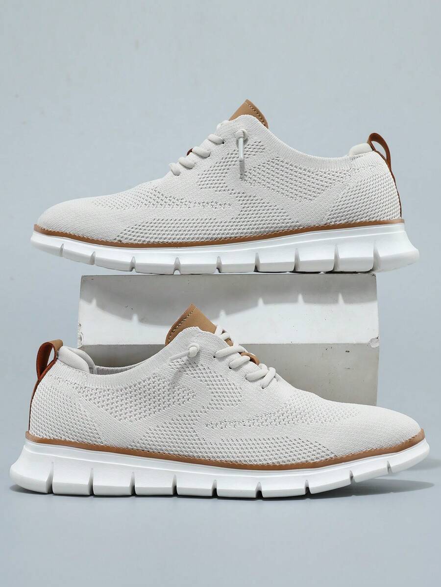 Tênis Corrida Knit Leve Respirável