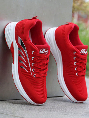 Tênis Corrida Knit Respirável Entressola Macia EVA