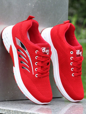 Tênis Corrida Knit Respirável Entressola Macia EVA