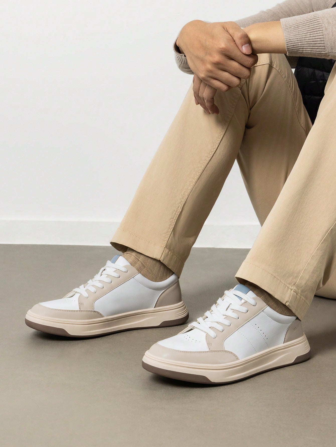 Tênis Casual Design Bicolor Conforto Moderno
