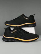 Tênis Corrida Knit Leve Com Solado Antiderrapante