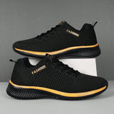 Tênis Corrida Knit Leve Com Solado Antiderrapante