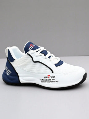 Tênis Casual Knit Respirável Recortes Esportivos