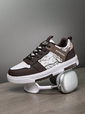 Tênis Street Estilo Urbano Recortes Detalhados