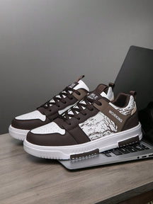 Tênis Street Estilo Urbano Recortes Detalhados