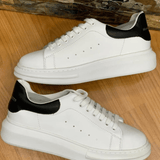 Tênis Casual Estruturado Solado Alto Minimalista