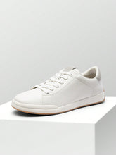Tênis Casual Couro Design Minimalista Solado Resistente