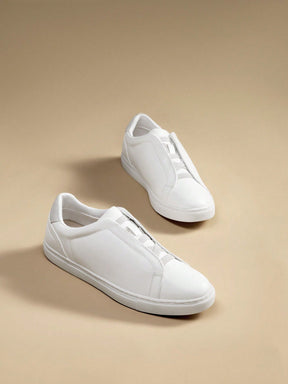 Tênis Casual Slip On Com Solado Baixo Confortável