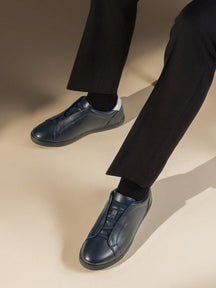 Tênis Casual Slip On Com Solado Baixo Confortável