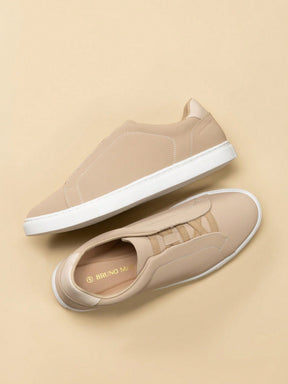 Tênis Casual Slip On Com Solado Baixo Confortável