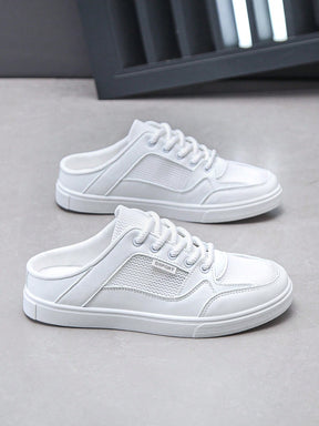 Tênis Casual Mule Lona Com Detalhe Respirável