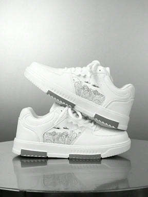 Tênis Street Estilo Urbano Recortes Detalhados